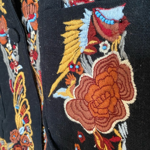 MAUVE EMBROIDERED BLAZER - Picture 3 of 3